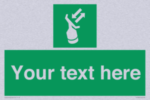 Custom sign safe condition Search and rescue transponder